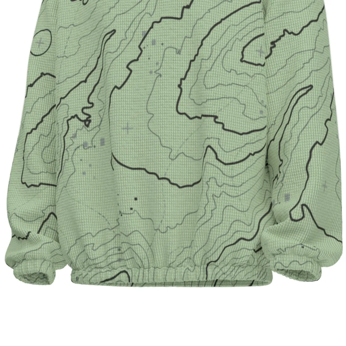 All-Over Print Unisex Turtleneck Zippered Sweatshirt
