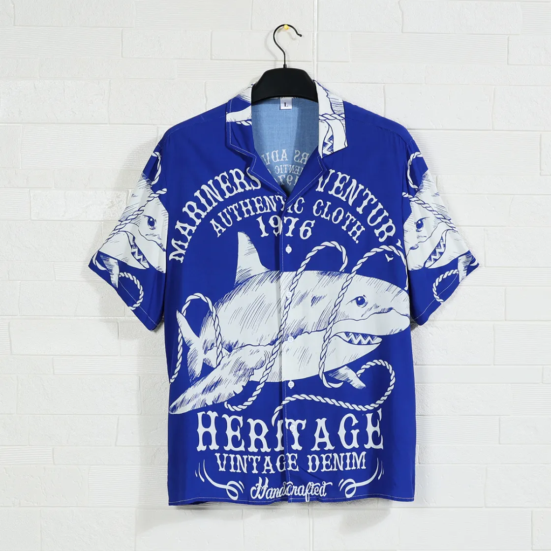 All-Over Print Men's Hawaiian Rayon Shirt | 115GSM Rayon
