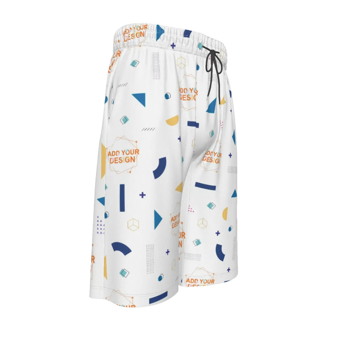 All-Over Print Men's Over-The-Knee Shorts