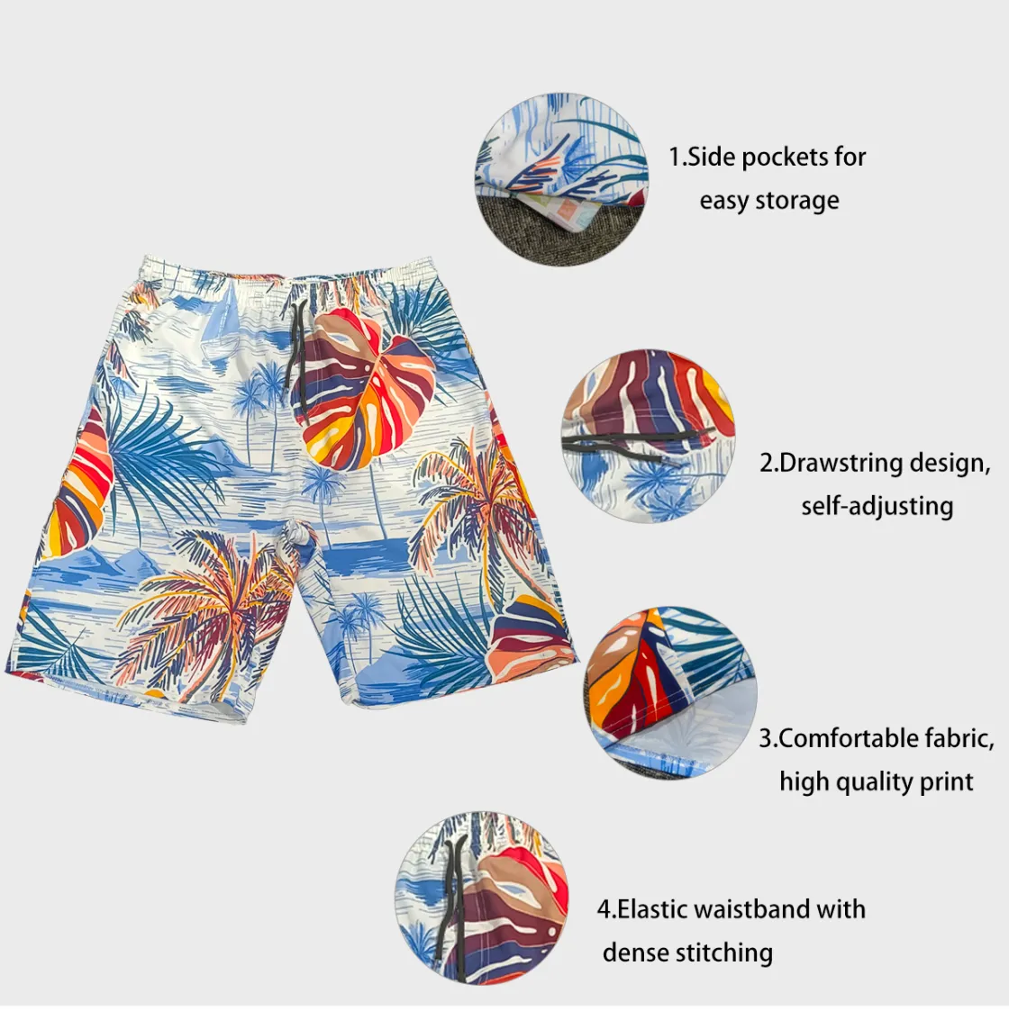 All-Over Print Men's Beach Shorts
