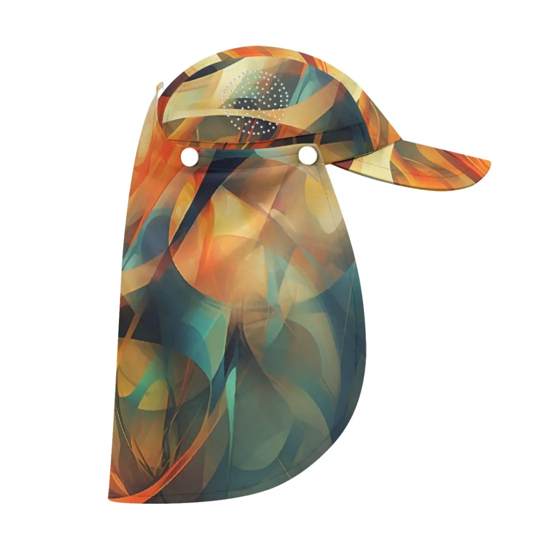 Sun Hat With Neck Flap