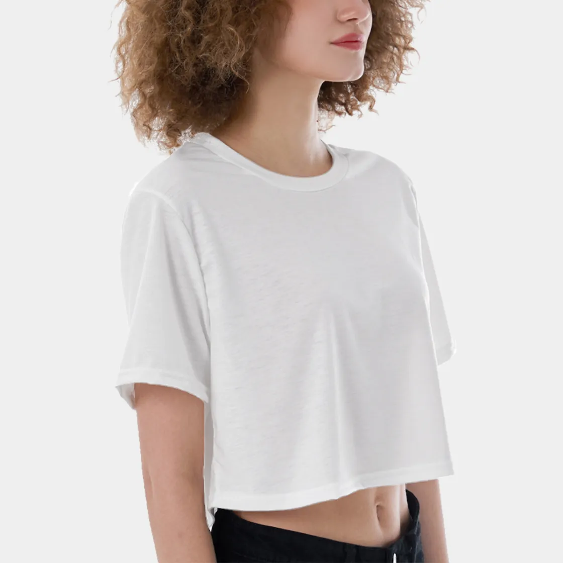 All-Over Print Cropped T-Shirt