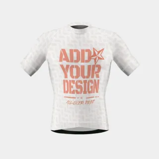 All-Over Print Men's Anti-Slip Raglan Cycling Jersey With Short Sleeve