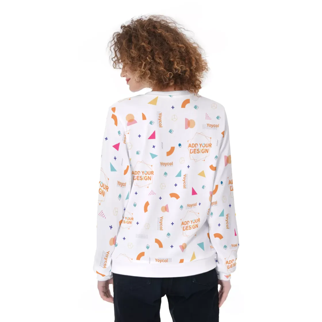 All-Over Print Women's Sweater