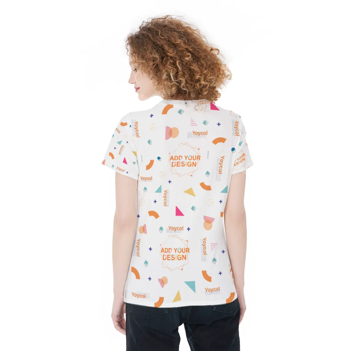 All-Over Print Round Neck T-Shirt