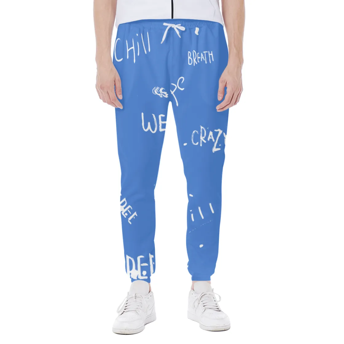 All-Over Print Men's Closed Bottom Light Weight Jogger