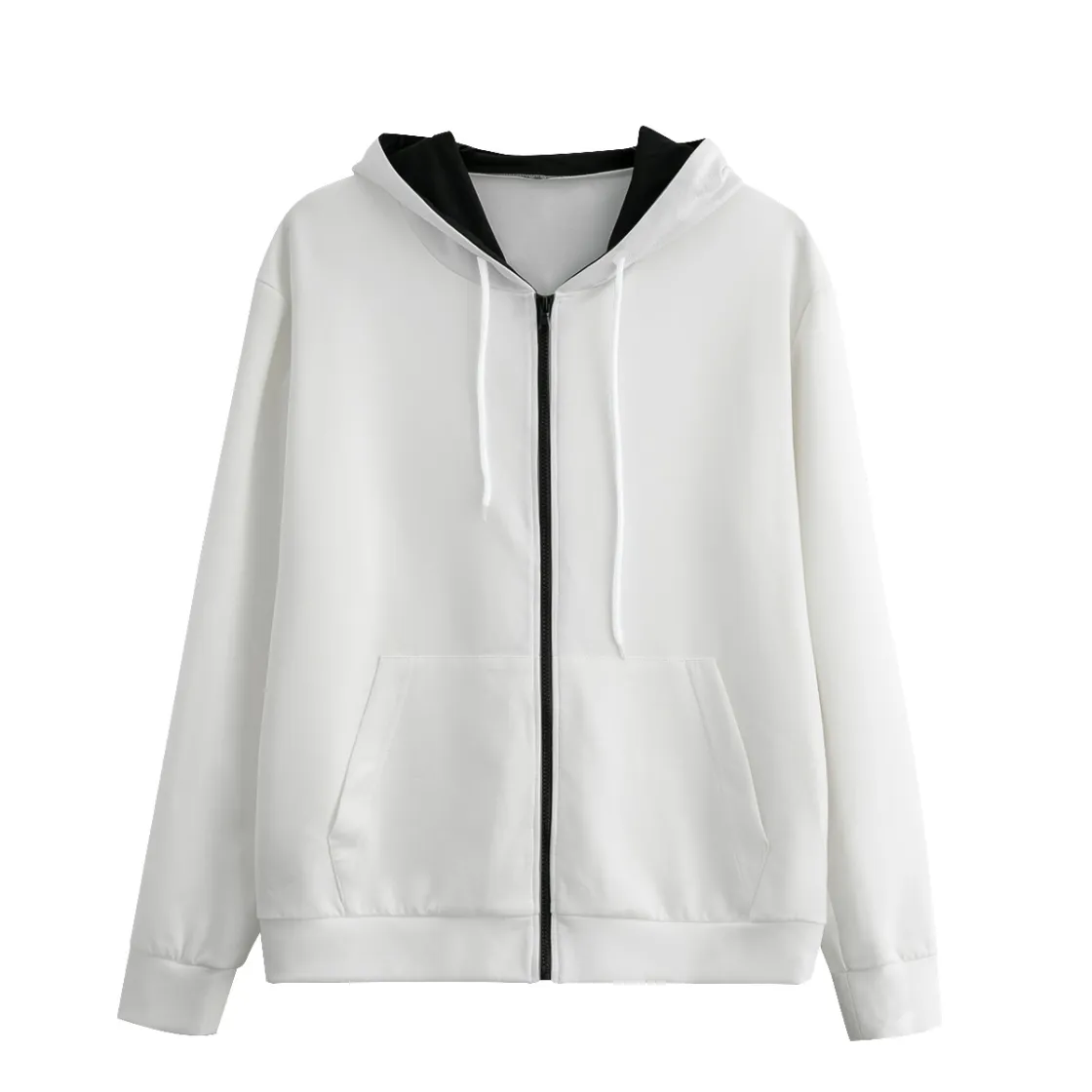 All-Over Print Zip Up Hoodie With Pocket | Interlock