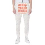 All-Over Print Men's Closed Bottom Light Weight Jogger