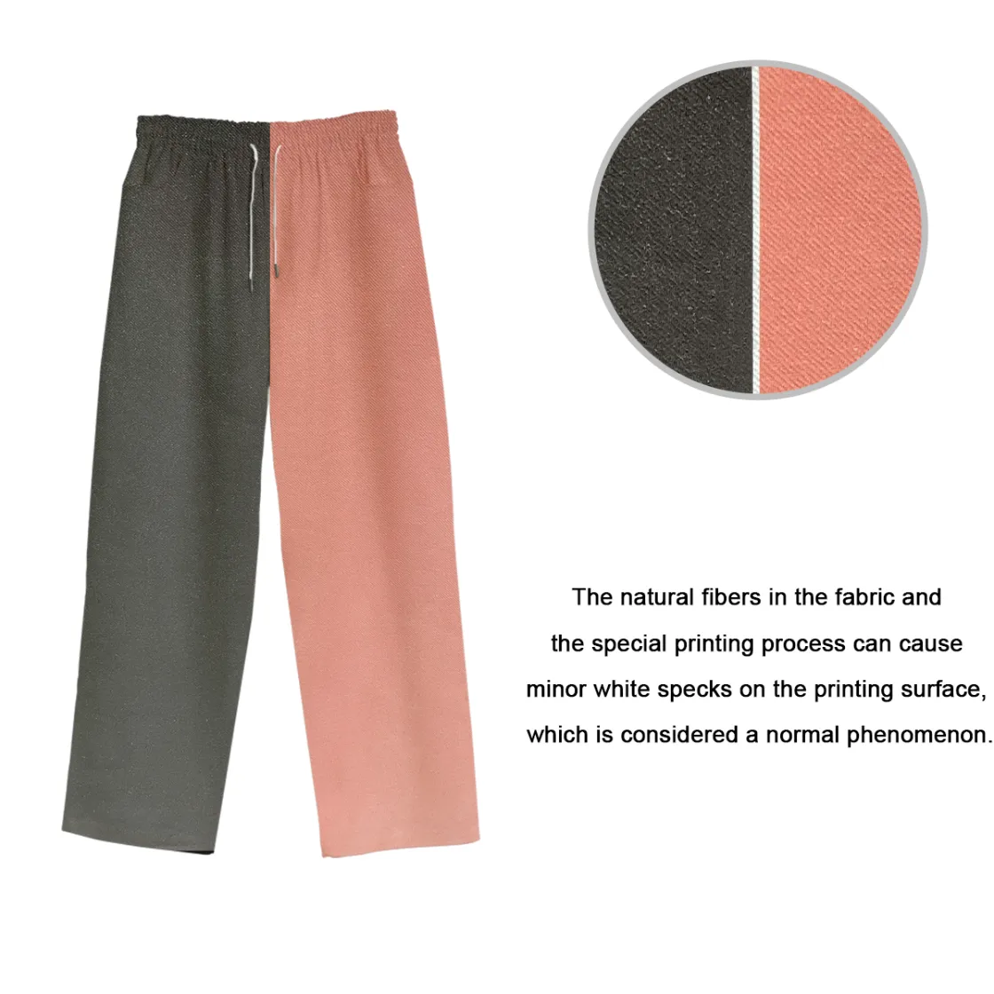 All-Over Print Unisex Straight Casual Pants | 245GSM Cotton