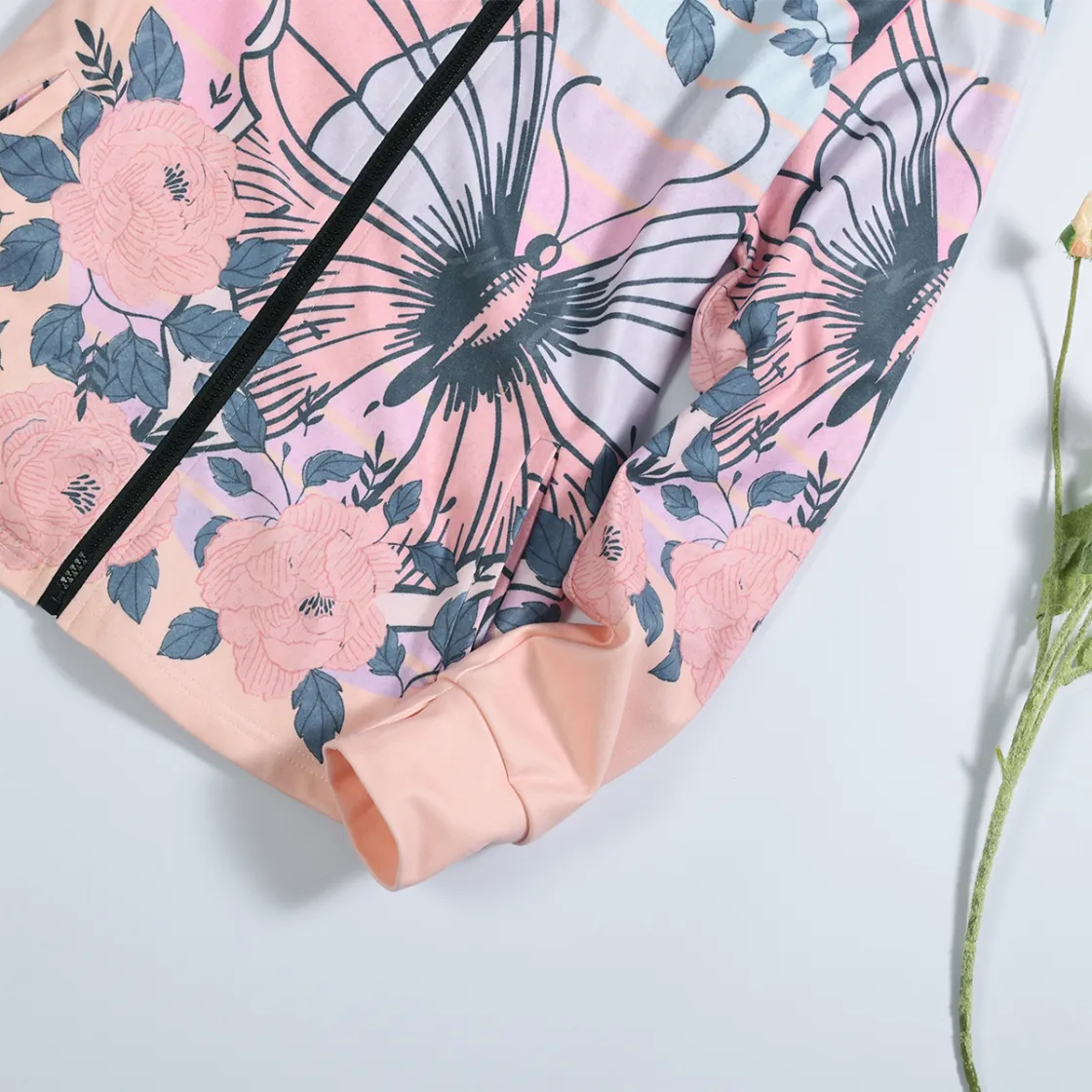 All-Over Print Women's Long Sleeve Thumbhole Jacket