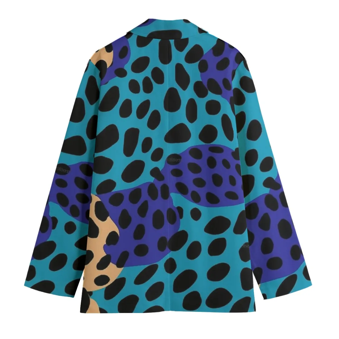 All-Over Print Women's Leisure Blazer|Combination version