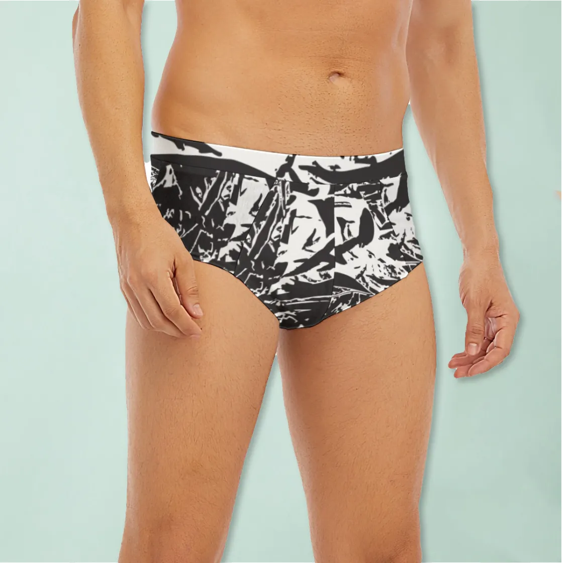 All-Over Print Men's Triangle Low-rise Underwear