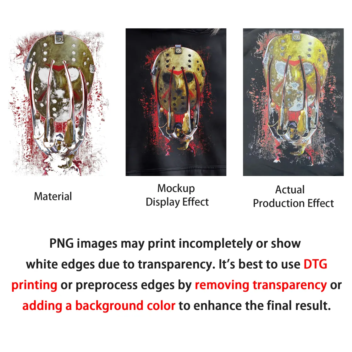 Men's Hoodie Printed in USA |Gildan 18500  Double DTF
