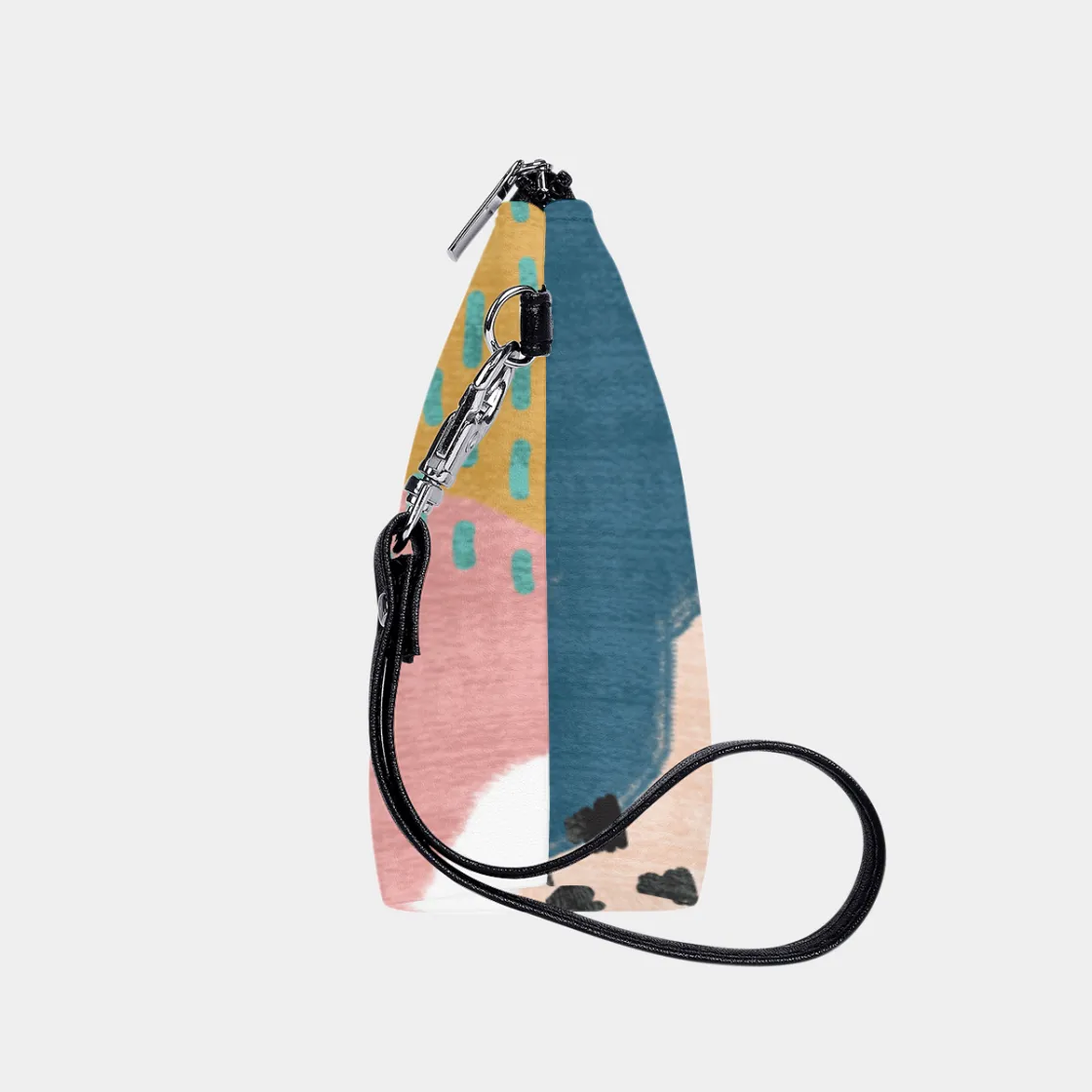 Cosmetic Bag With Black Handle