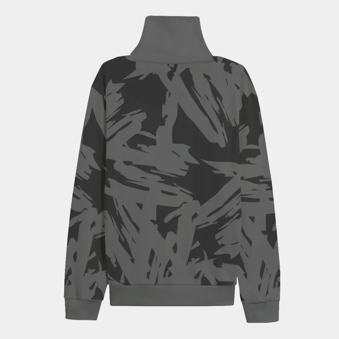 All-Over Print Unisex Turtleneck Knitted Fleece Sweater
