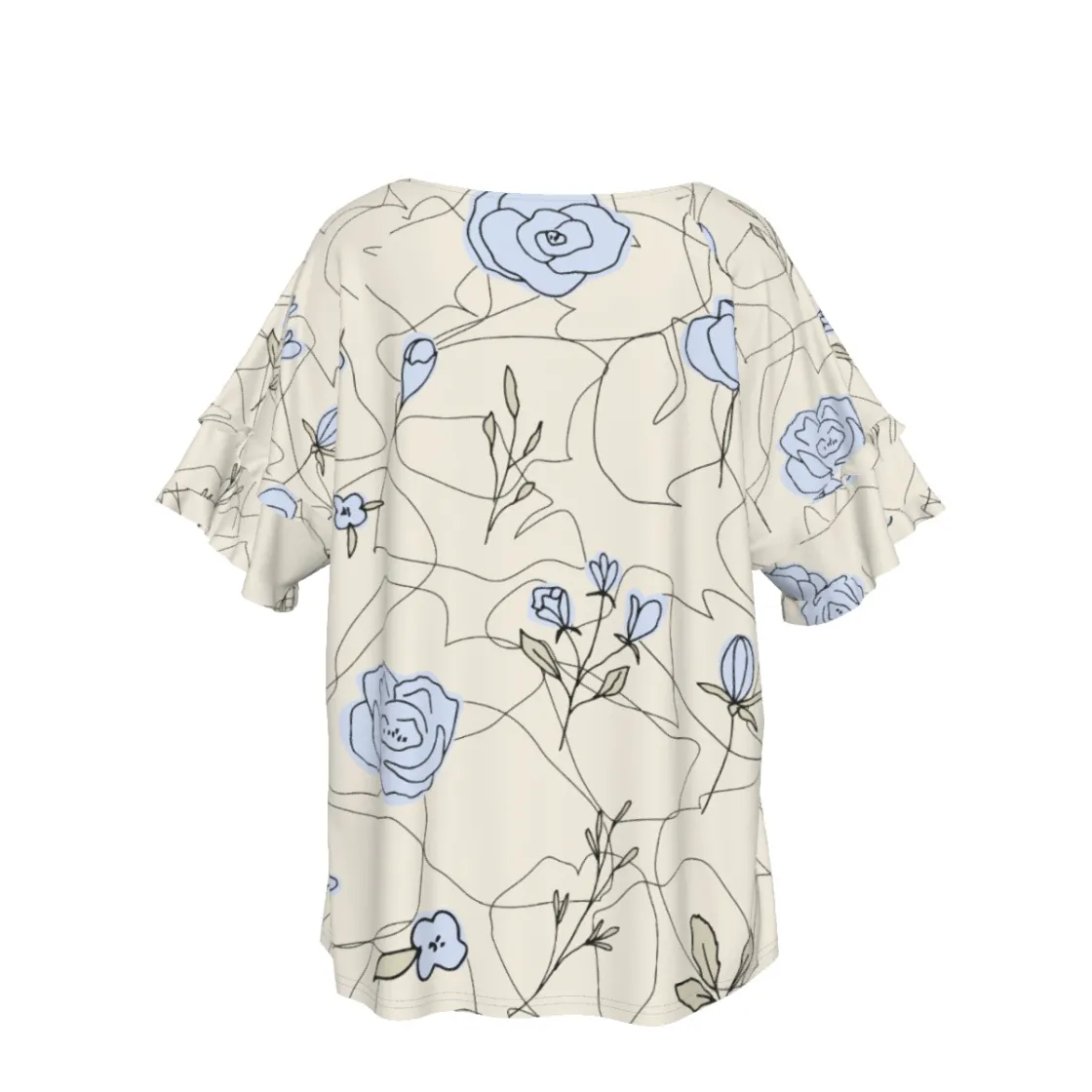 Women's Round Neck Raglan Sleeve T-shirt