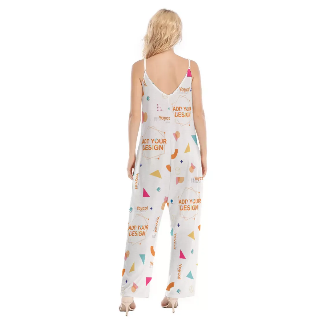 All-Over Print Women's Loose Cami Jumpsuit