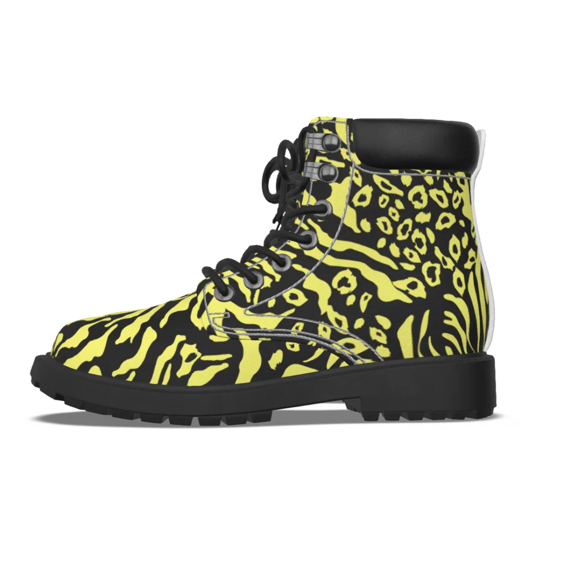All-Over Print Men's Short Boots