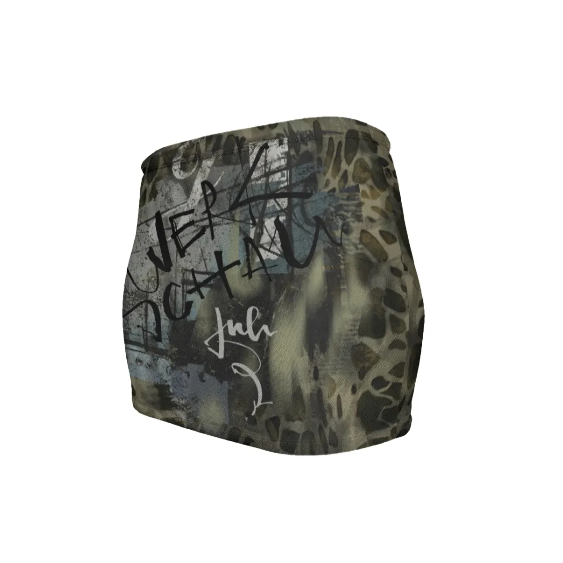 All-Over Print Women's Slinky Micro Mini Skirt
