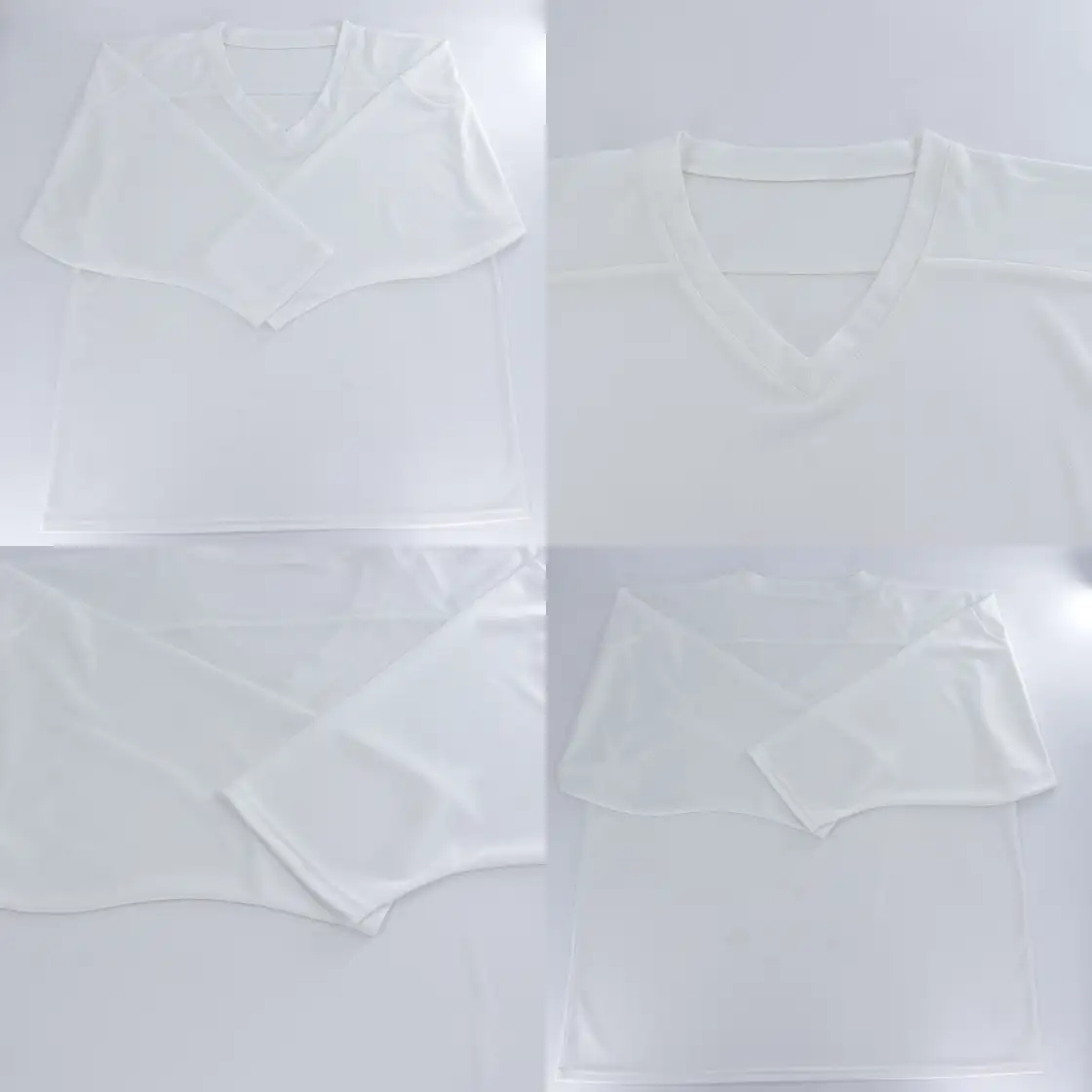 All-Over Print Men's V-neck Ice Hockey Jersey
