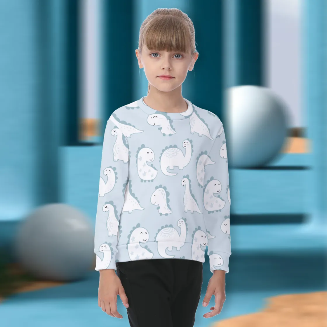 All-Over Print Kid's Heavy Fleece Sweatshirt