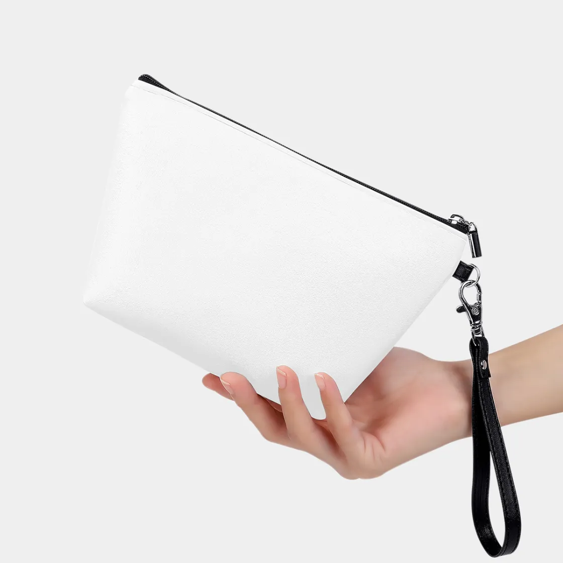 Cosmetic Bag With Black Handle