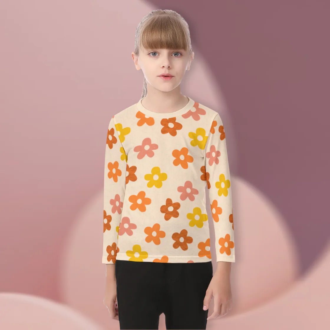All-Over Print Kid's O-neck Long Sleeve T-shirt