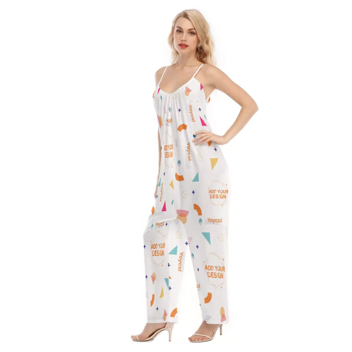 All-Over Print Women's Loose Cami Jumpsuit