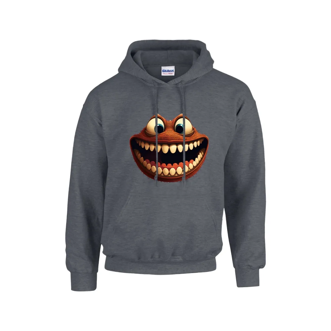 Men's Hoodie Printed in USA |Gildan 18500 Front DTF