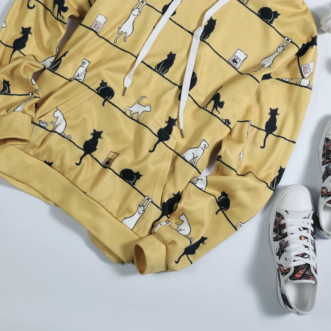 All-Over Print Unisex Plus Fleece Pullover Hoodie