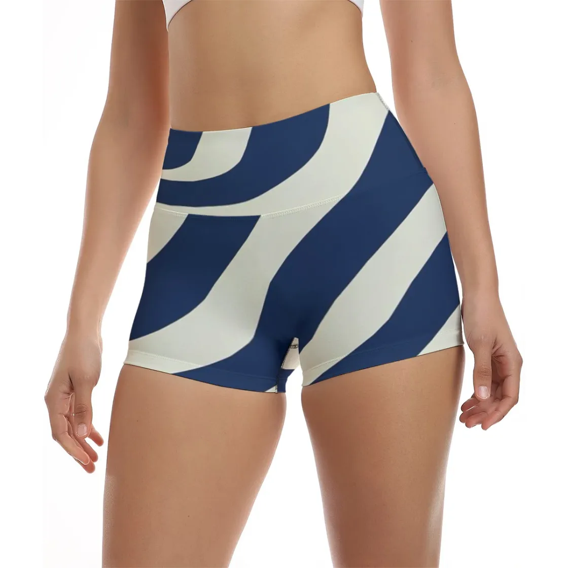 All-Over Print Women's Ultra-Short Yoga Shorts