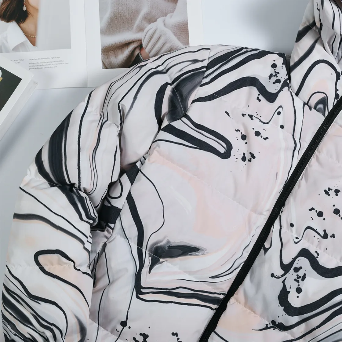 All-Over Print Unisex Down Jacket