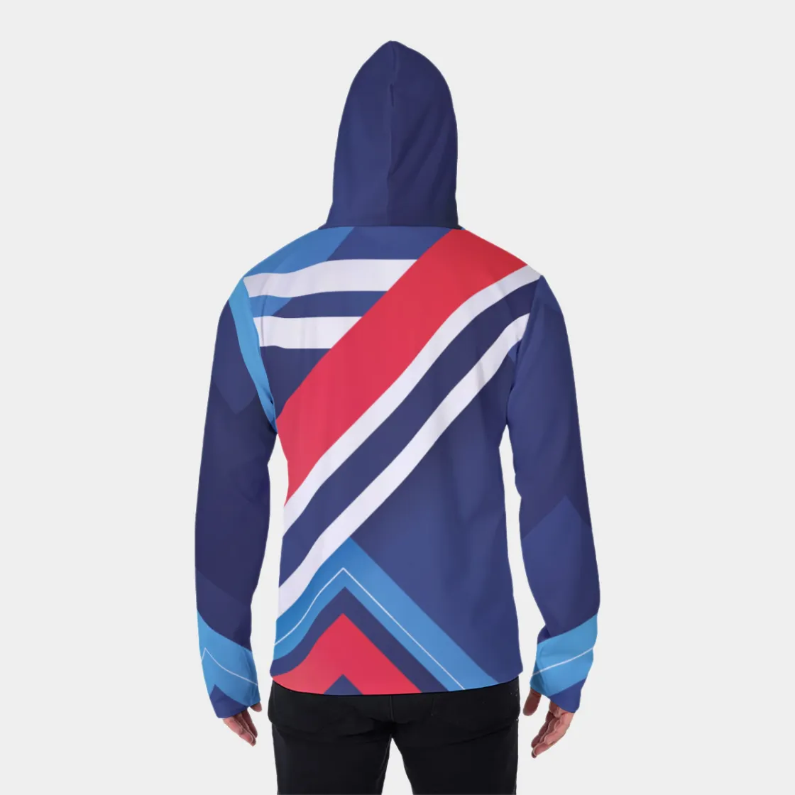 All-Over Print Men's Pullover Hoodie With Mask