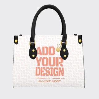 Women's Tote Bag With Black Handle
