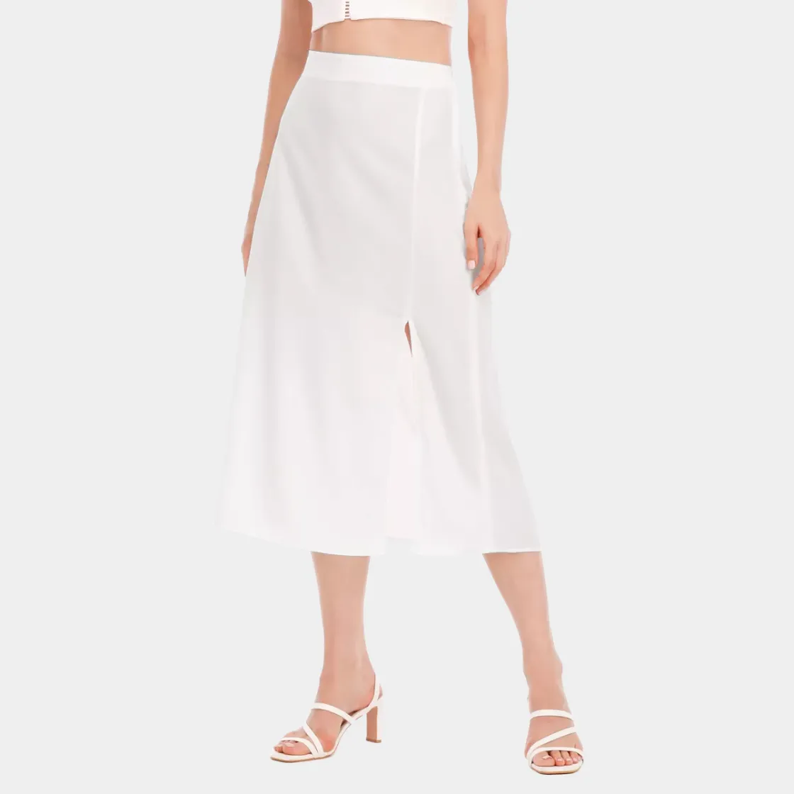 All-Over Print Women's High Slit Long Skirt