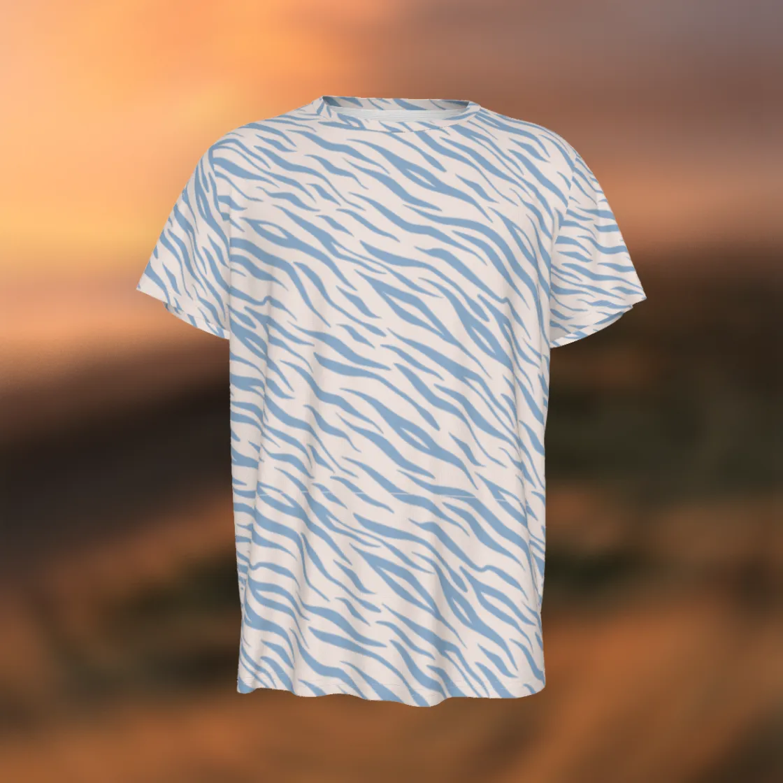 All-Over Print Men's Round Neck Short Sleeve T-Shirt