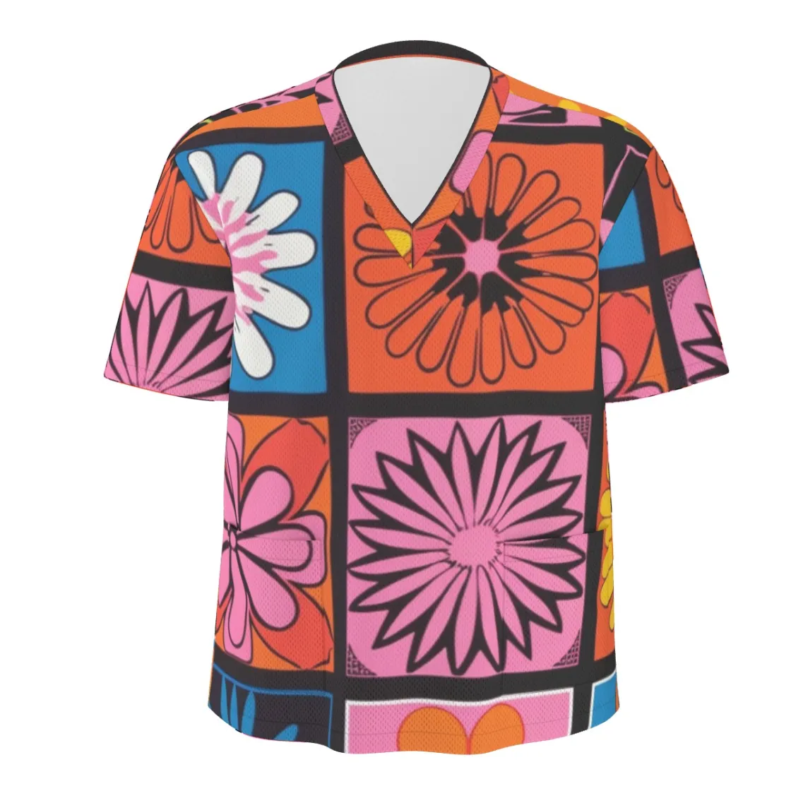 All-Over Print Unisex Scrub Set|Birdseye