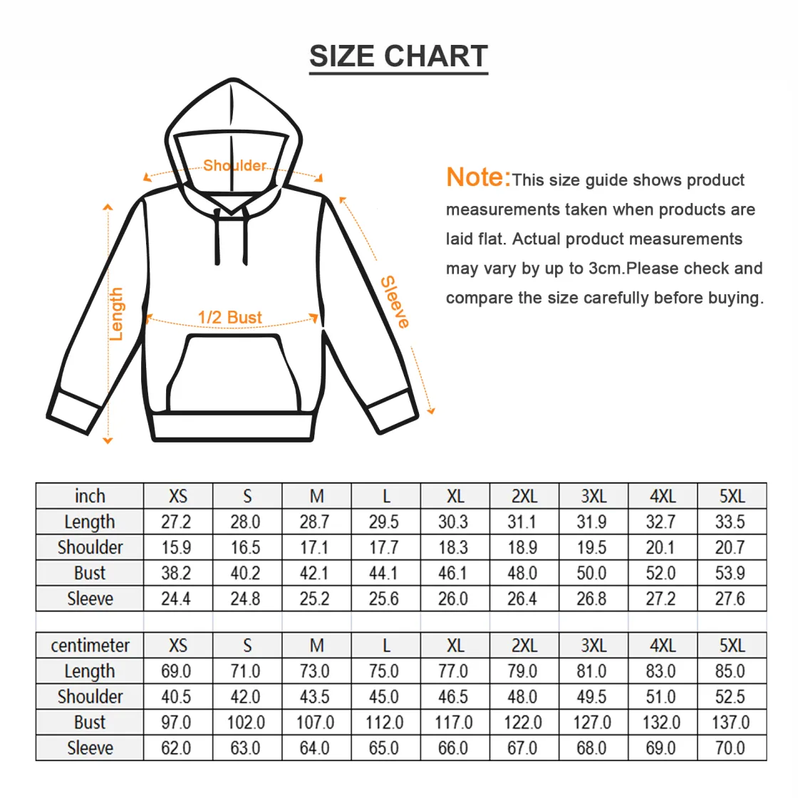All-Over Print Men's Long Sleeve Pullover Hoodie