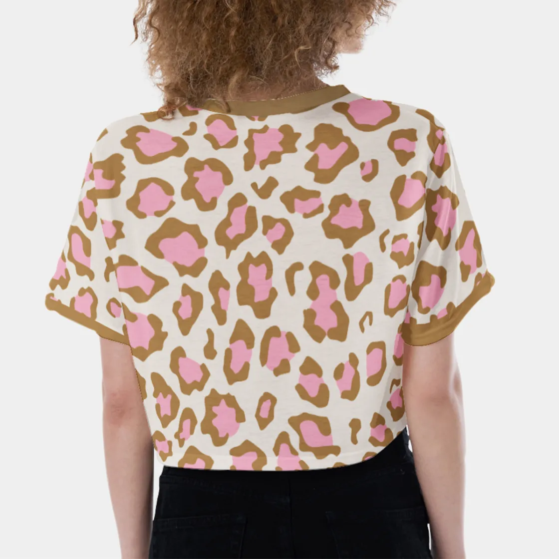 All-Over Print Cropped T-Shirt