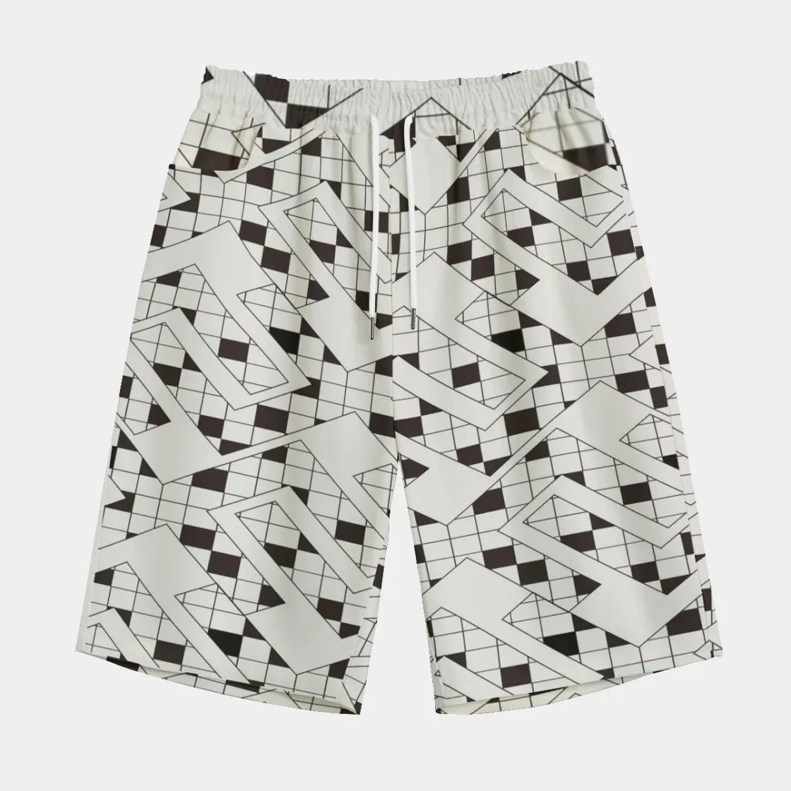 All-Over Print Unisex Straight Casual Short | 245GSM Cotton