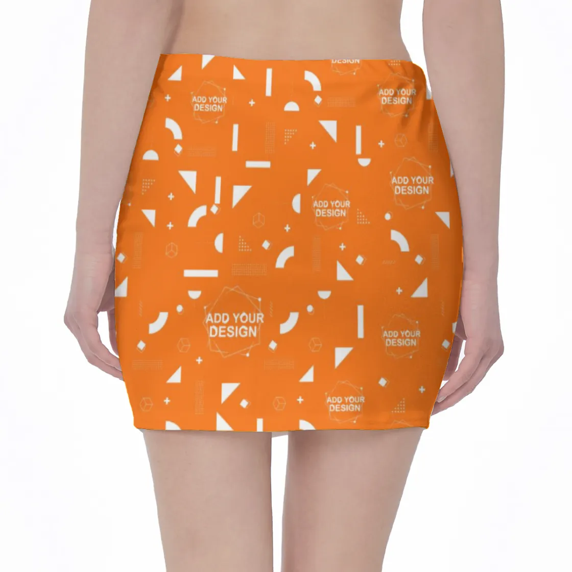 All-Over Print Hip Skirt