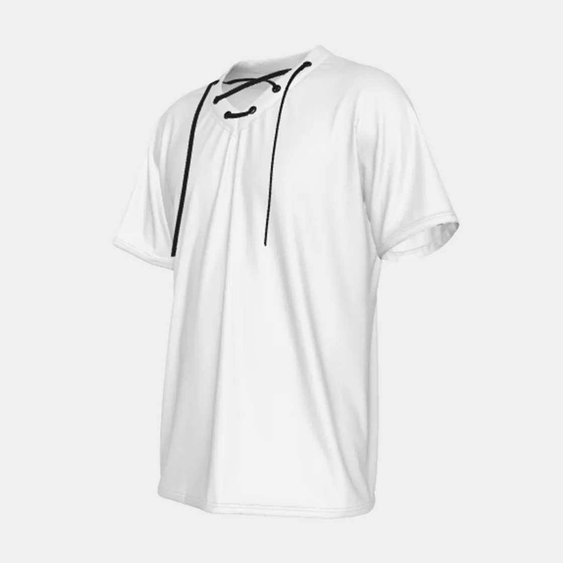 All-Over Print Men's Short Sleeve T-shirt with Neckline Tie