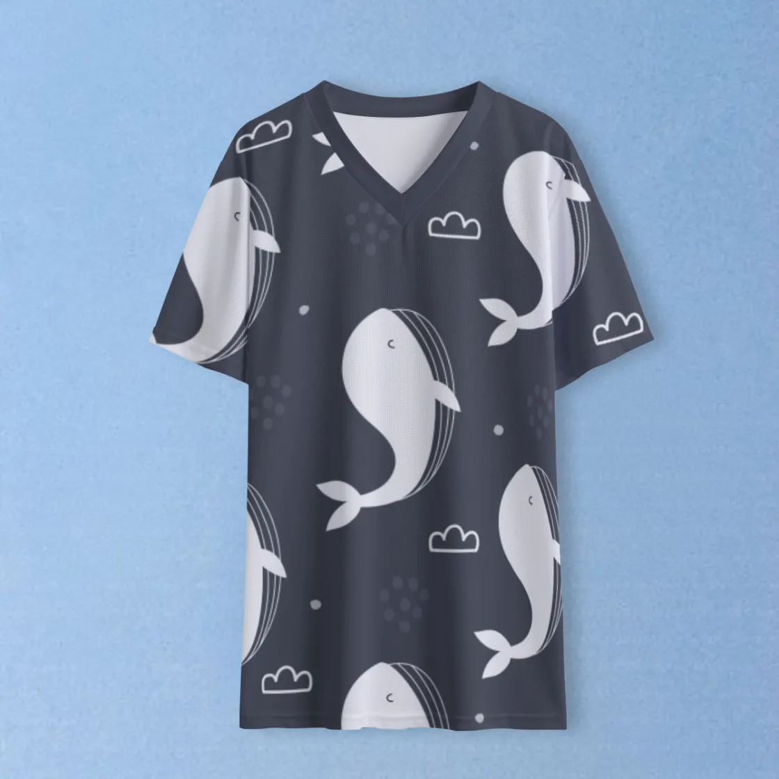 All-Over Print Kid's V-neck T-shirt
