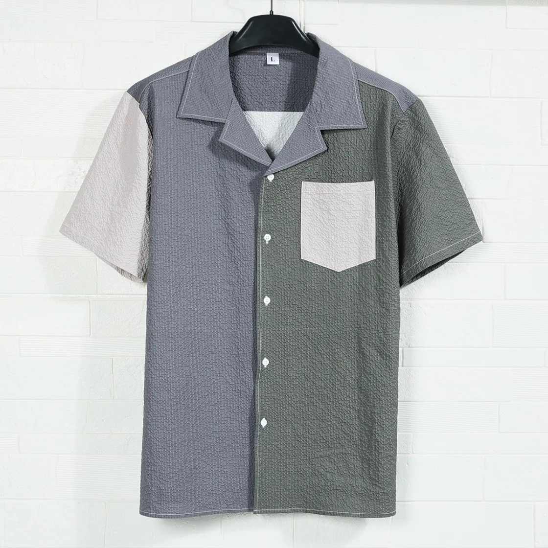 All-Over Print Men's Fashion Short Sleeve Shirt
