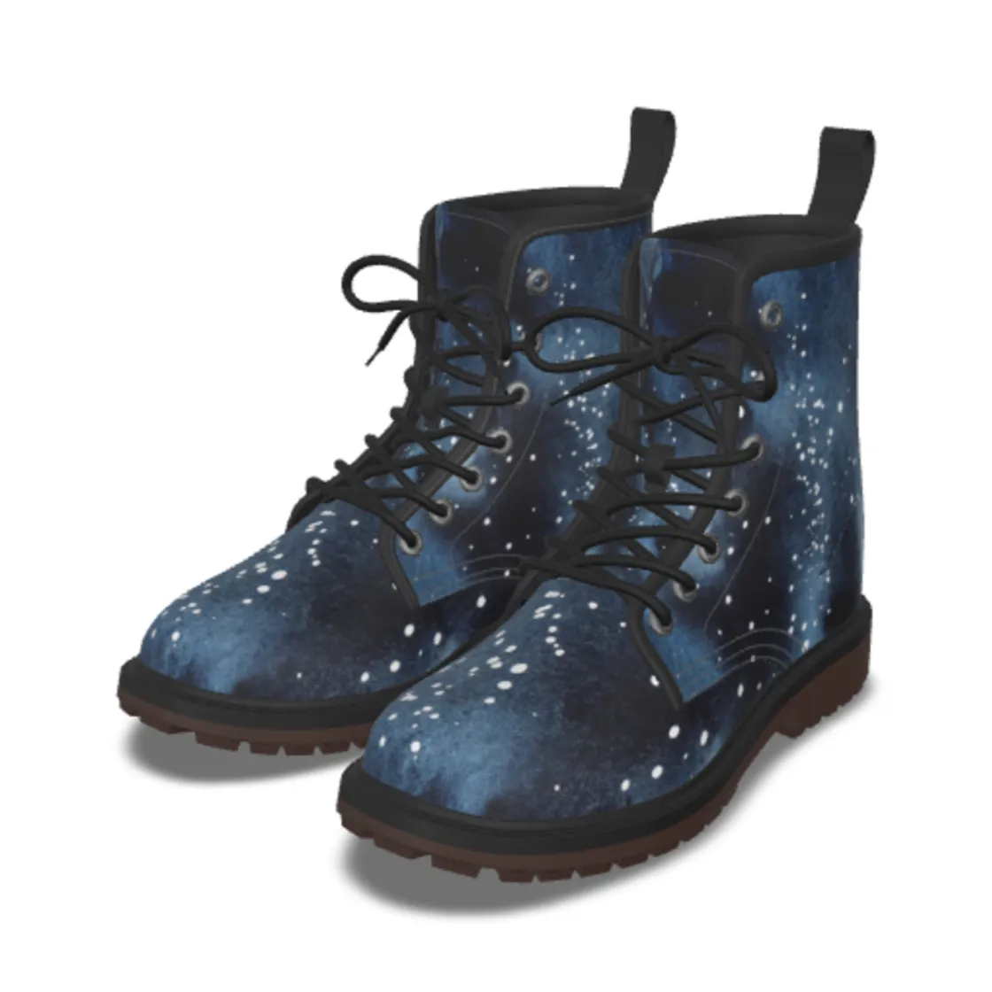 All-Over Print Men's Martin Short Boots