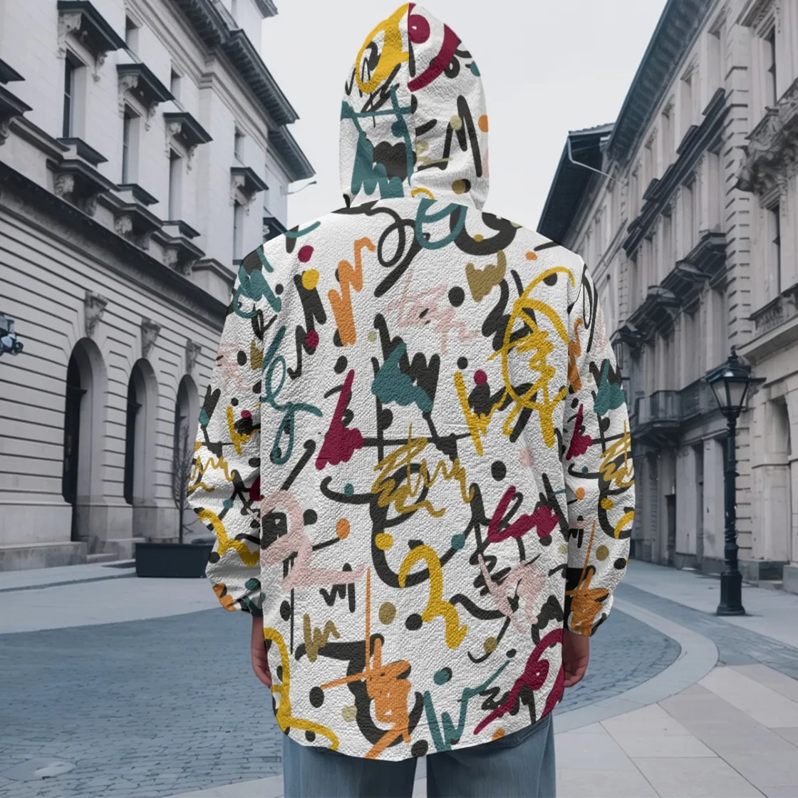 All-Over Print Men's Casual Zipper Jacket