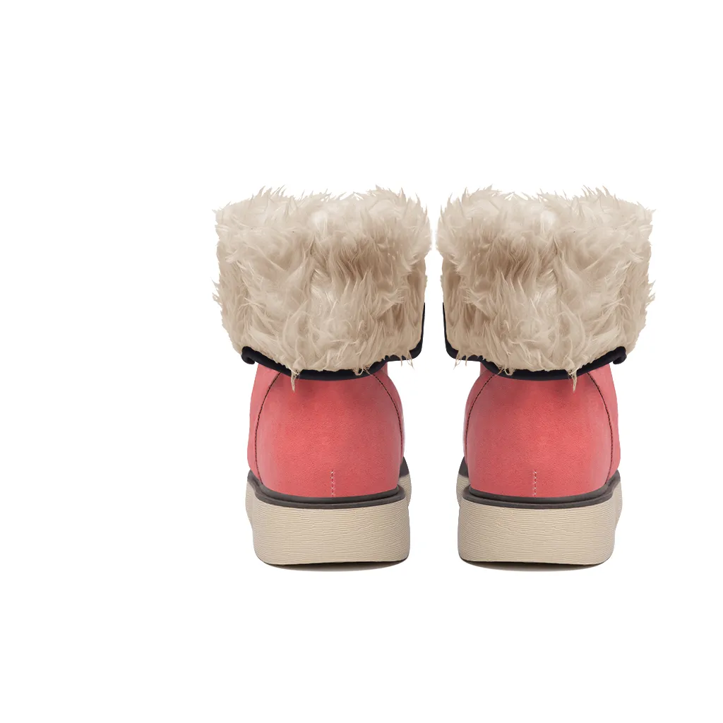 All-Over Print Women's Plush Boots