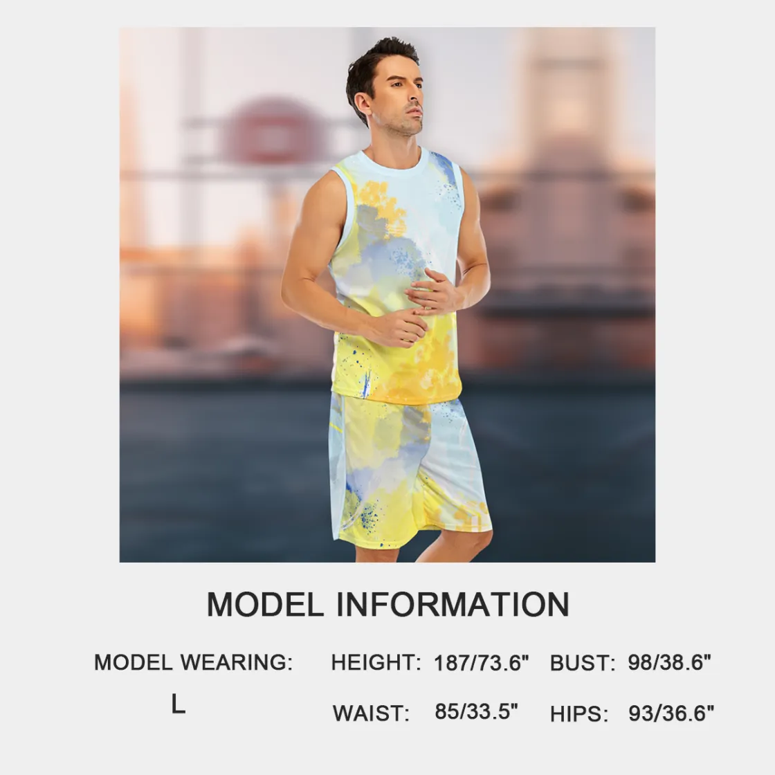 All-Over Print Men's Basketball Suit