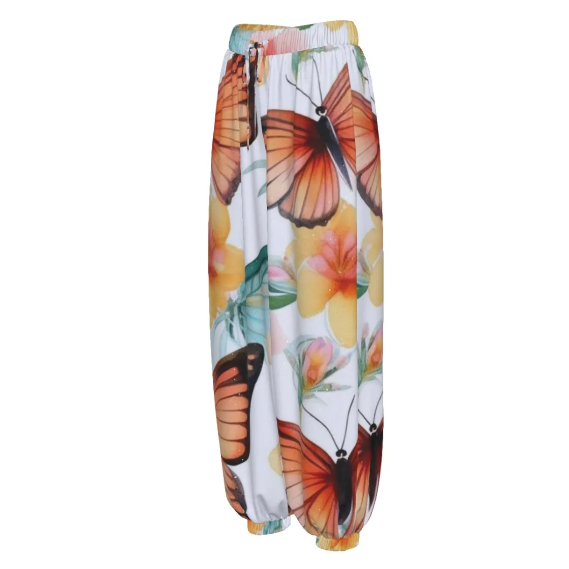 All-Over Print Women's Carrot Pants with Pockets
