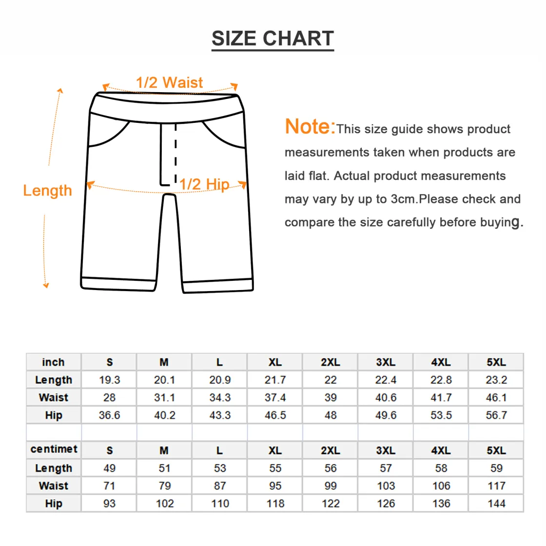 All-Over Print Men's Flat Shorts